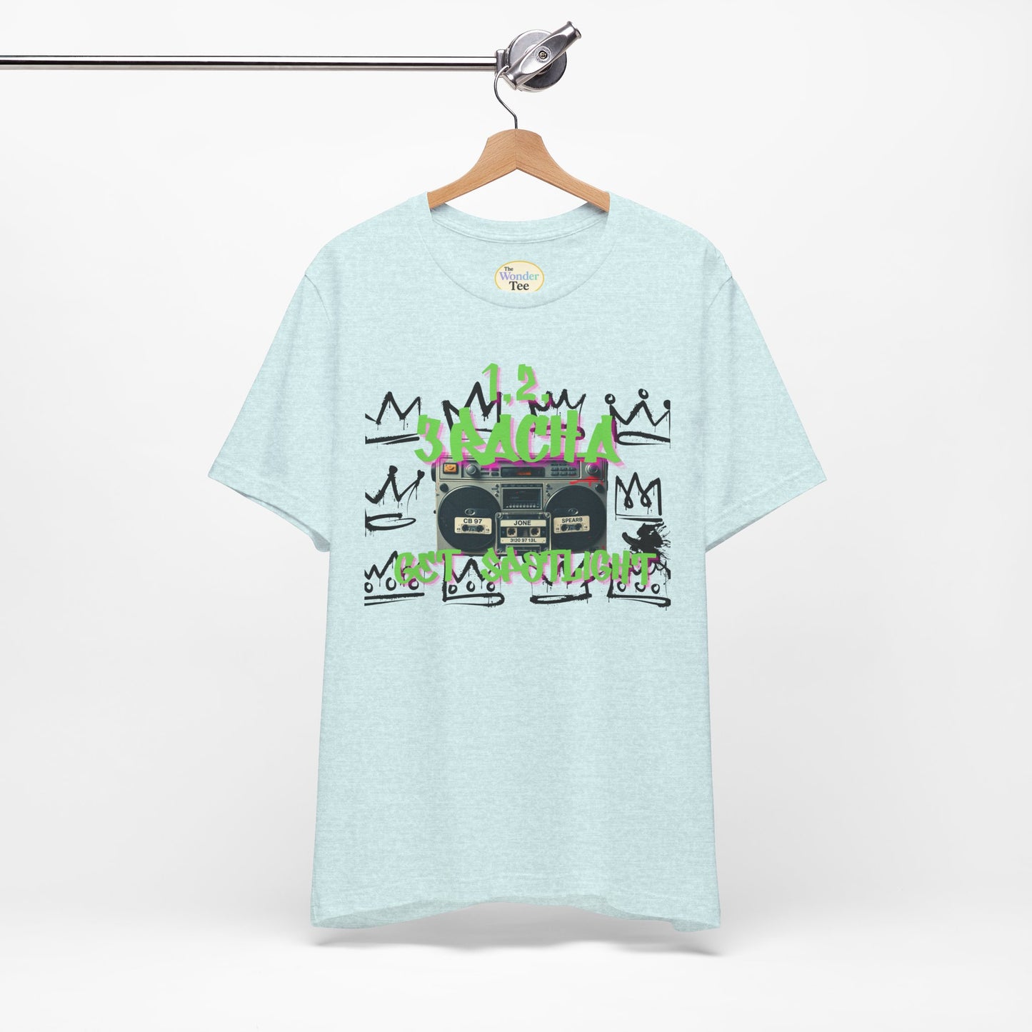1,2,3RACHA Get Spotlight Vintage Boombox Tee