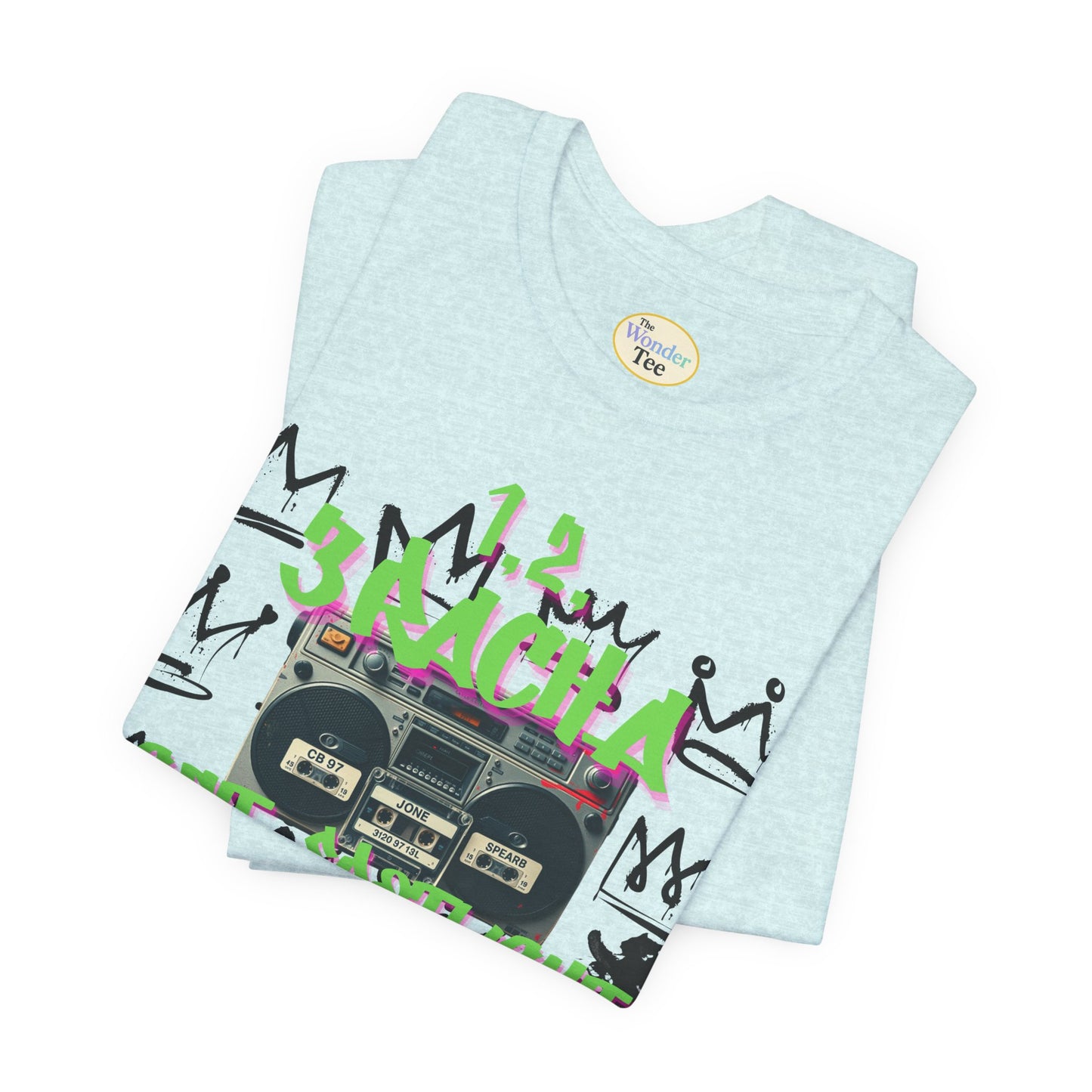 1,2,3RACHA Get Spotlight Vintage Boombox Tee