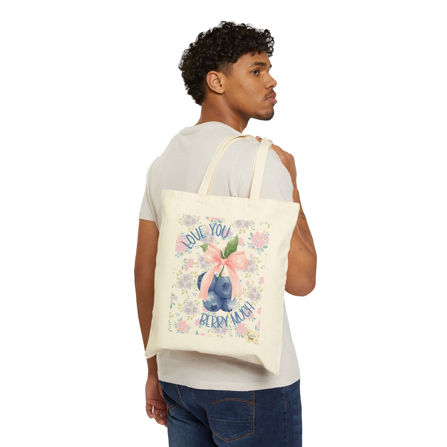 Love You Berry Much – Canvas Tote