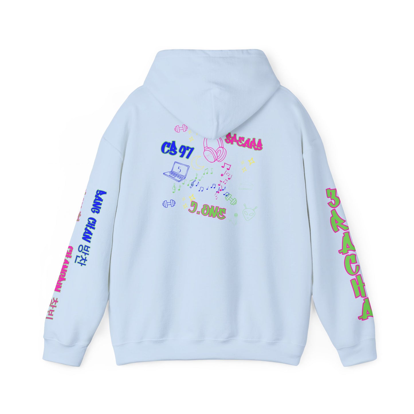 3RACHA Boombox Hoodie – Old School Fire Edition