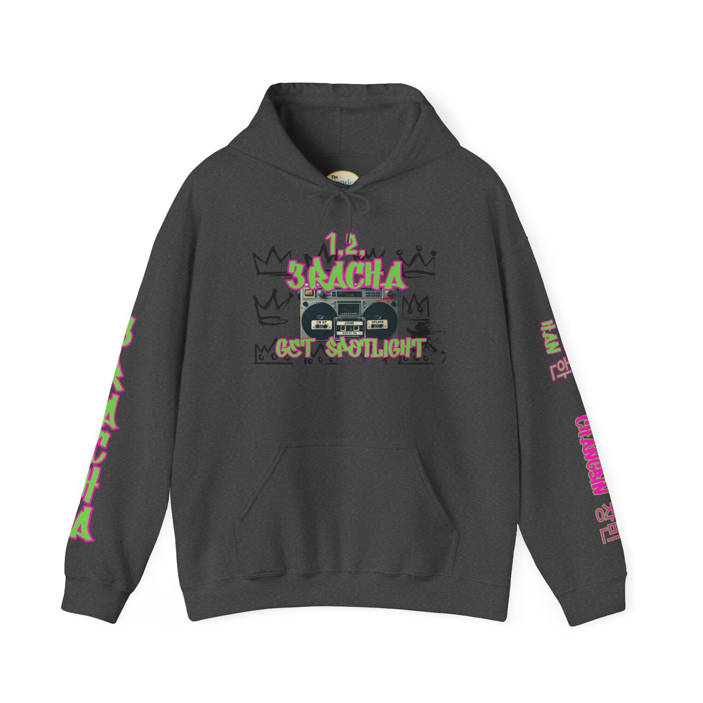 3RACHA Boombox Hoodie – Old School Fire Edition