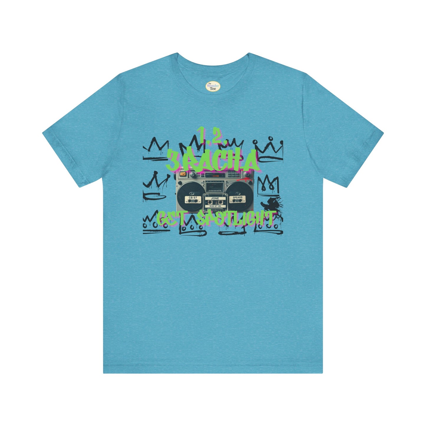 1,2,3RACHA Get Spotlight Vintage Boombox Tee