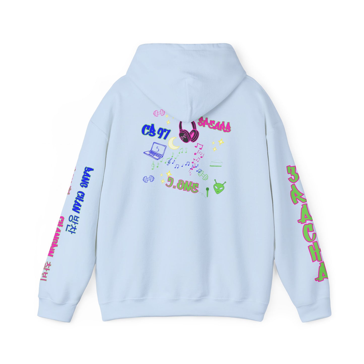3RACHA Boombox Hoodie – Old School Fire Edition