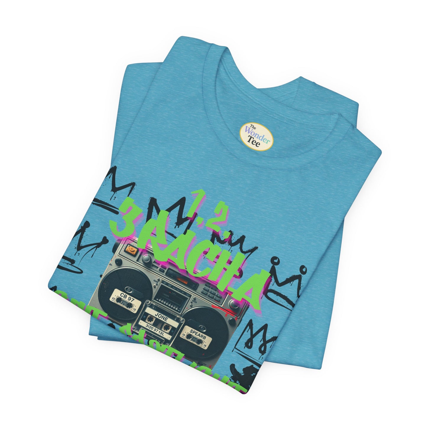 1,2,3RACHA Get Spotlight Vintage Boombox Tee