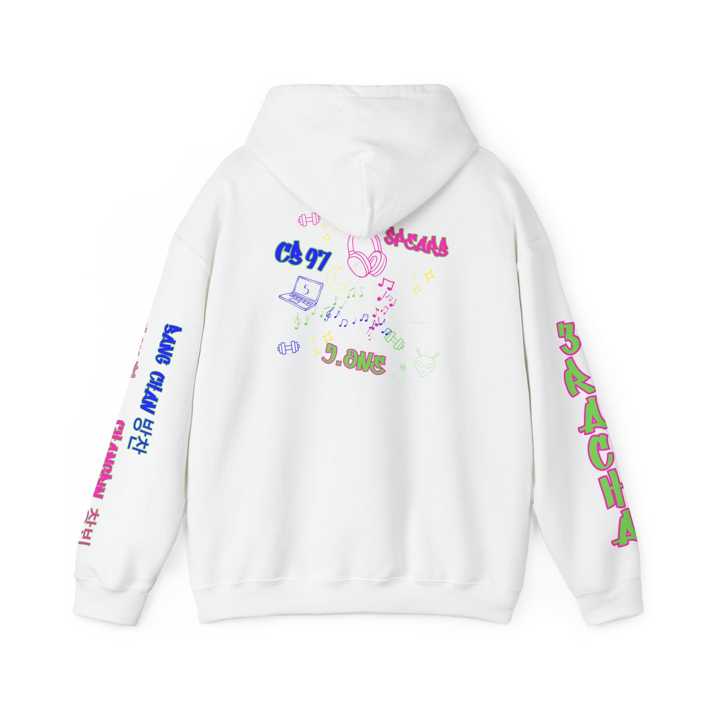 3RACHA Boombox Hoodie – Old School Fire Edition