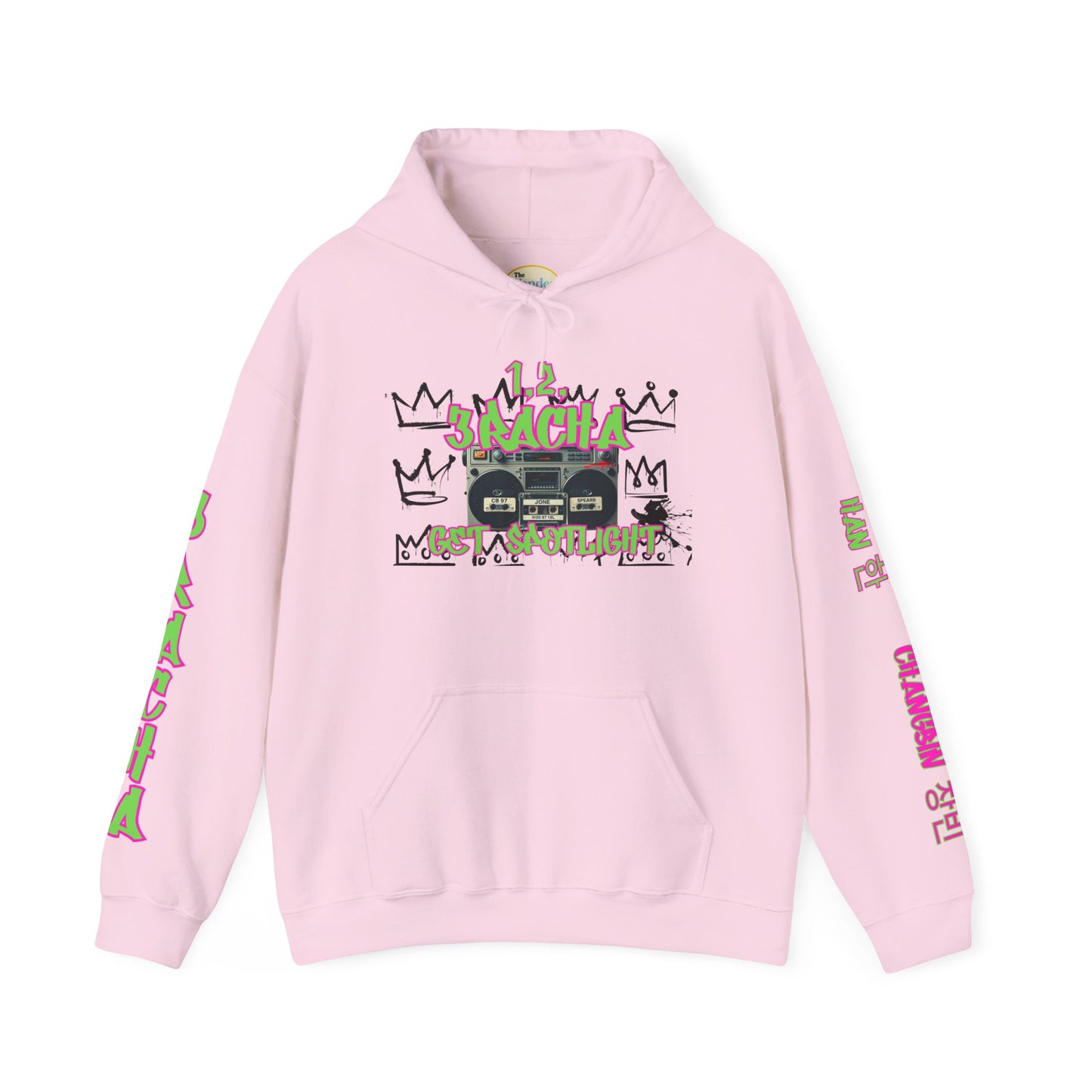 3RACHA Boombox Hoodie – Old School Fire Edition