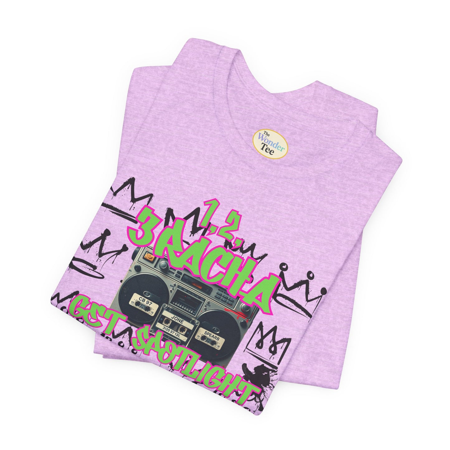 1,2,3RACHA Get Spotlight Vintage Boombox Tee