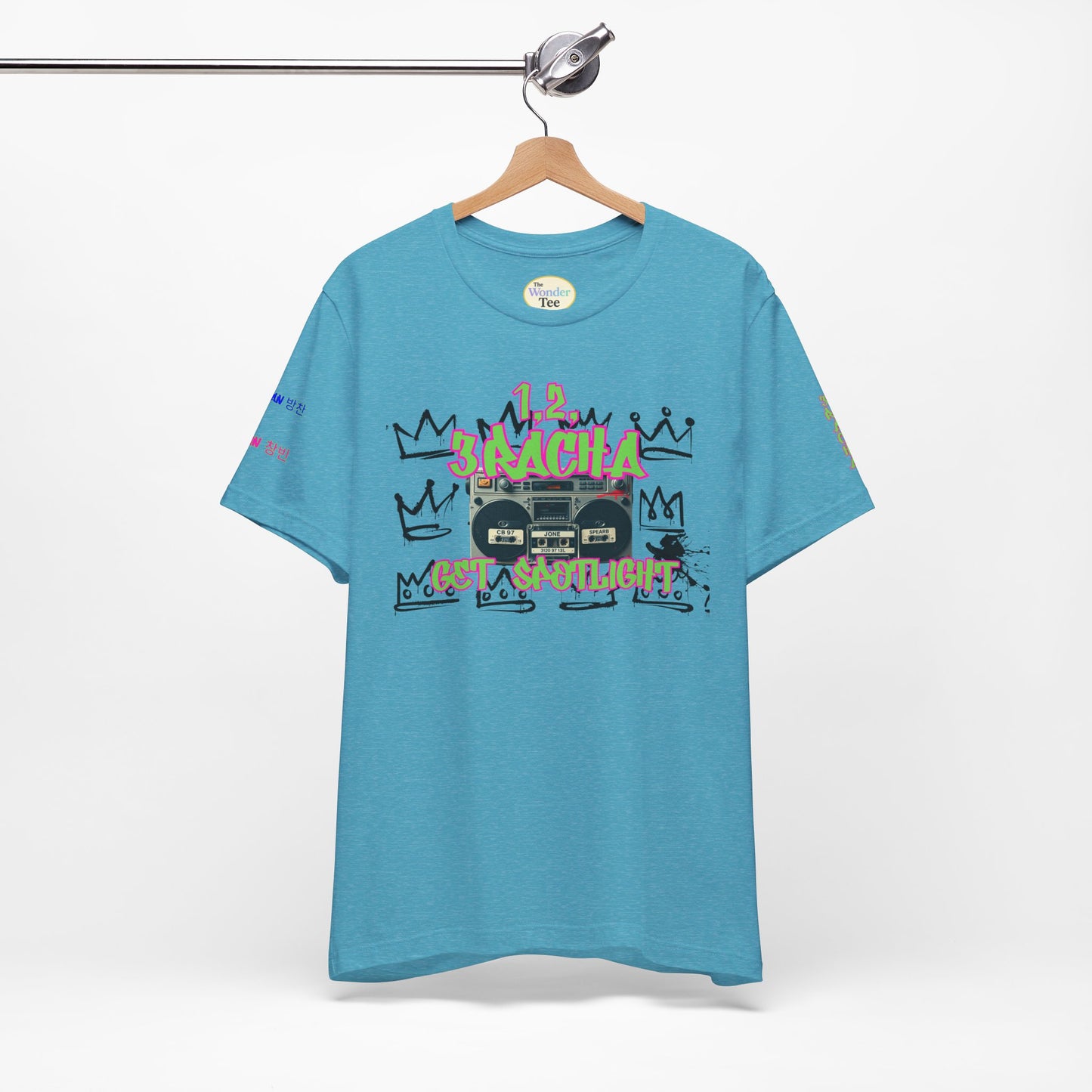 1,2,3RACHA Get Spotlight Vintage Boombox Tee