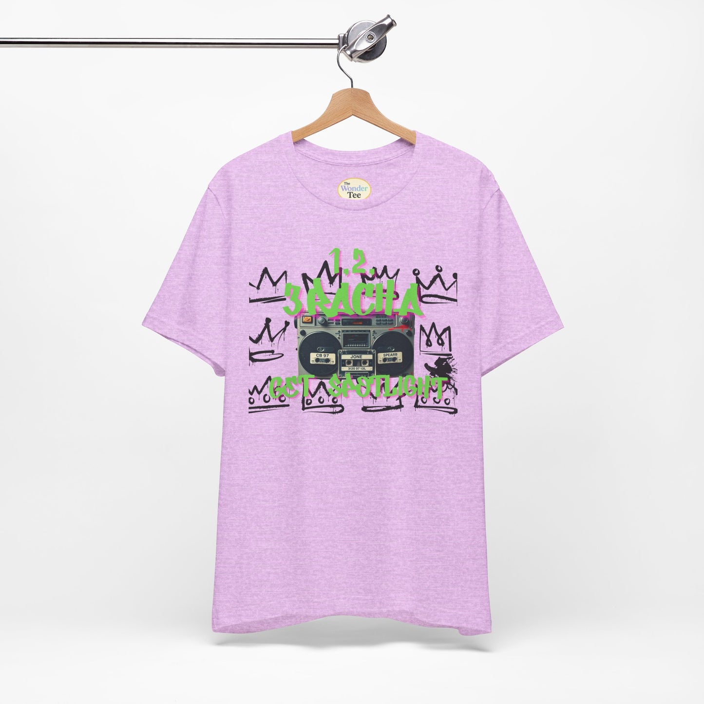 1,2,3RACHA Get Spotlight Vintage Boombox Tee