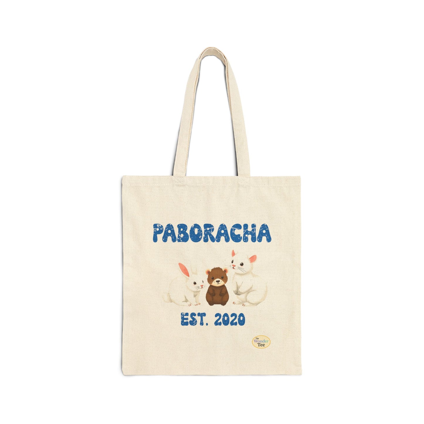 PABORACHA Animal Edition – Black Canvas Tote