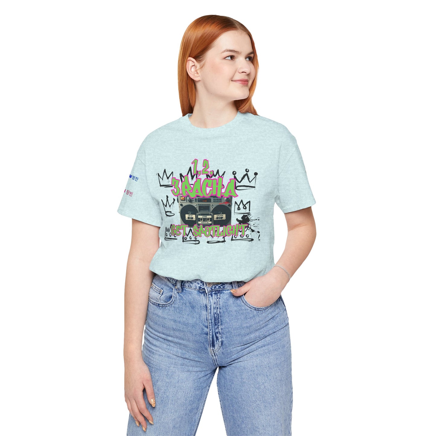 1,2,3RACHA Get Spotlight Vintage Boombox Tee