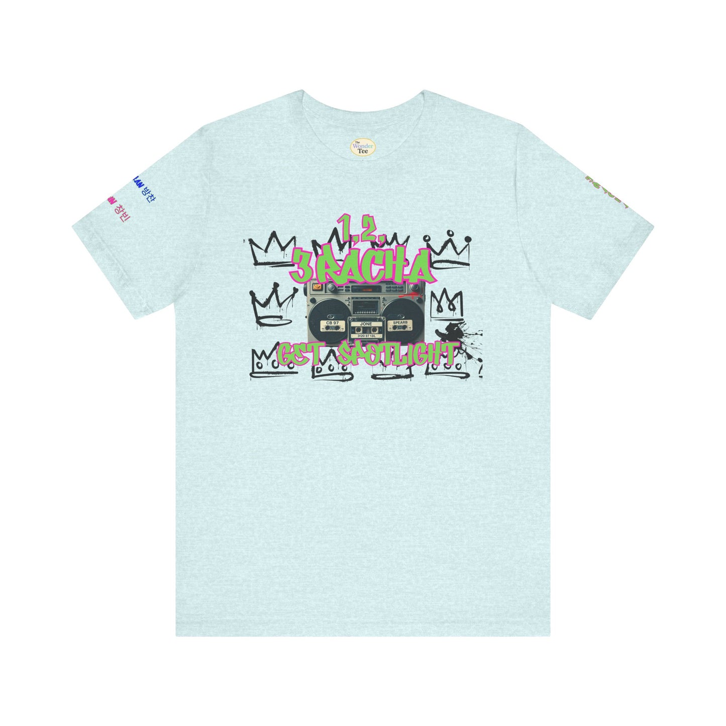 1,2,3RACHA Get Spotlight Vintage Boombox Tee