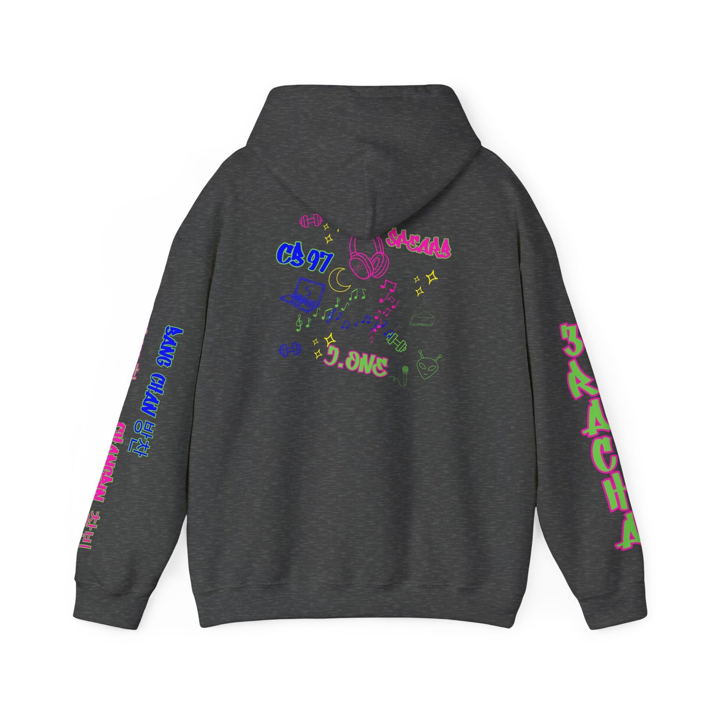 3RACHA Boombox Hoodie – Old School Fire Edition