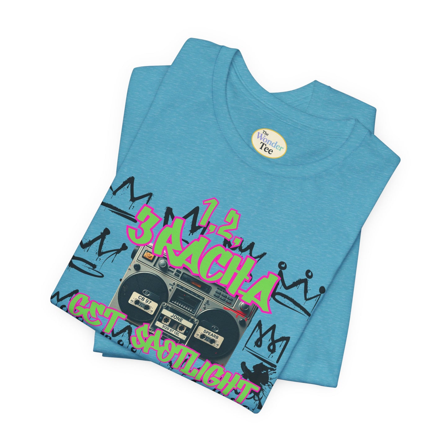 1,2,3RACHA Get Spotlight Vintage Boombox Tee