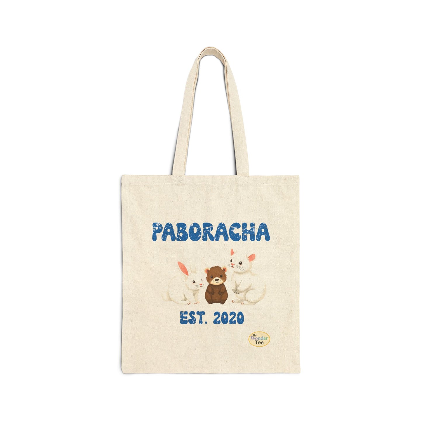 PABORACHA Animal Edition – Black Canvas Tote