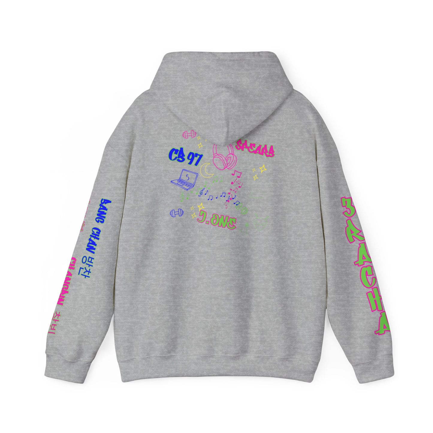 3RACHA Boombox Hoodie – Old School Fire Edition