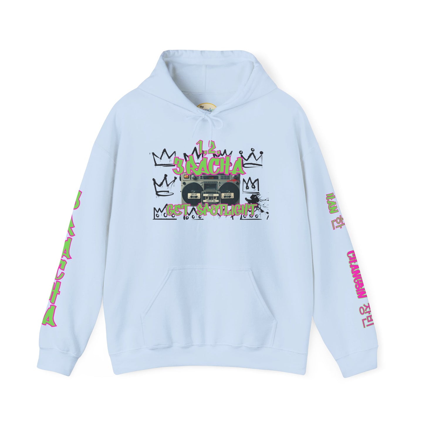3RACHA Boombox Hoodie – Old School Fire Edition