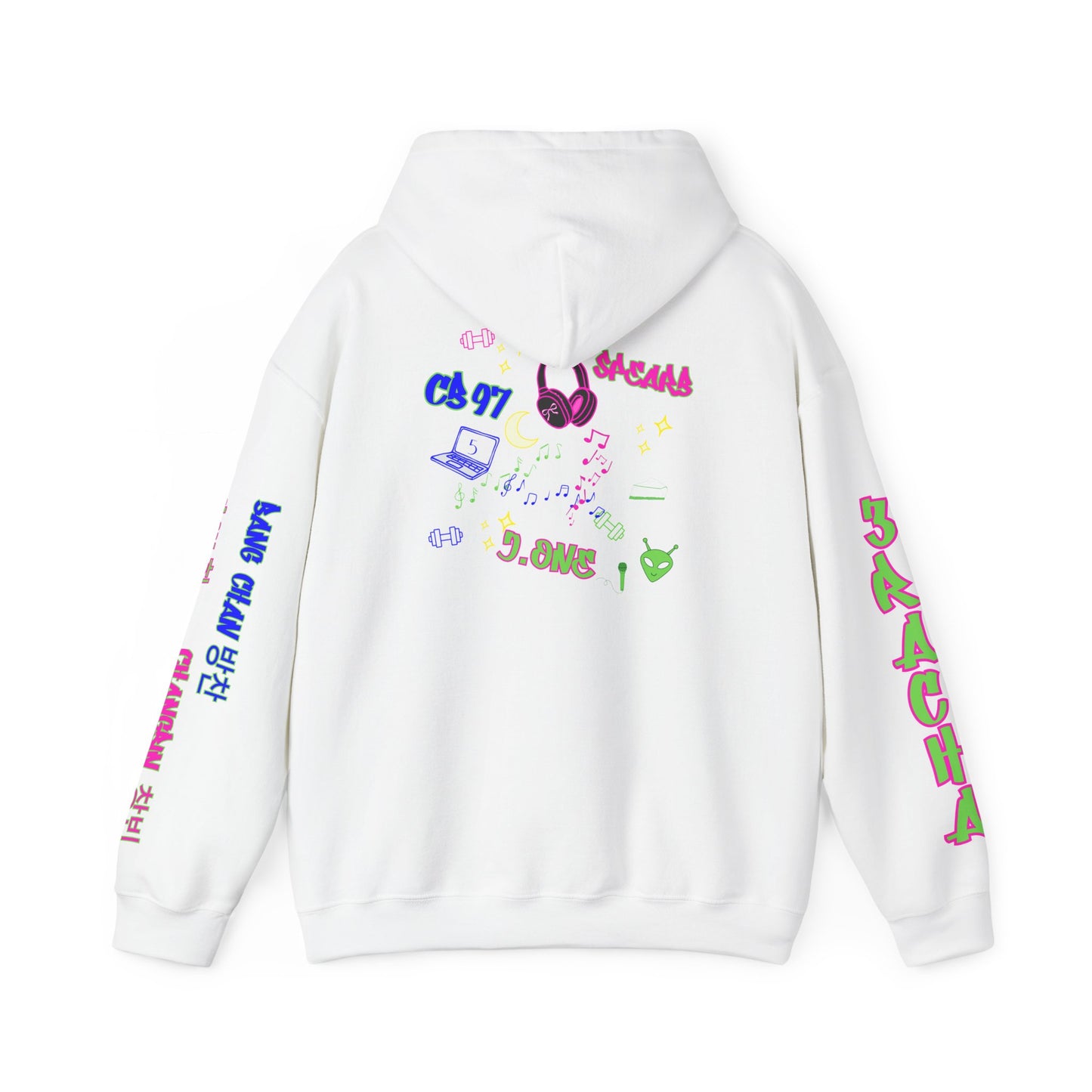 3RACHA Boombox Hoodie – Old School Fire Edition
