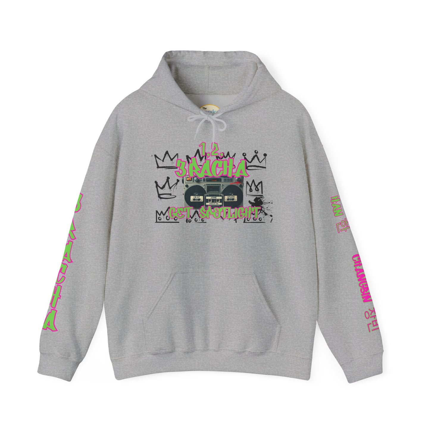 3RACHA Boombox Hoodie – Old School Fire Edition