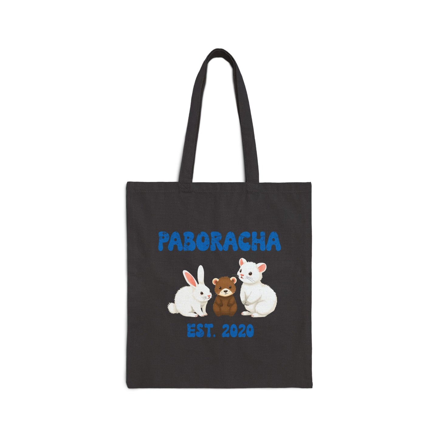 PABORACHA Animal Edition – Black Canvas Tote