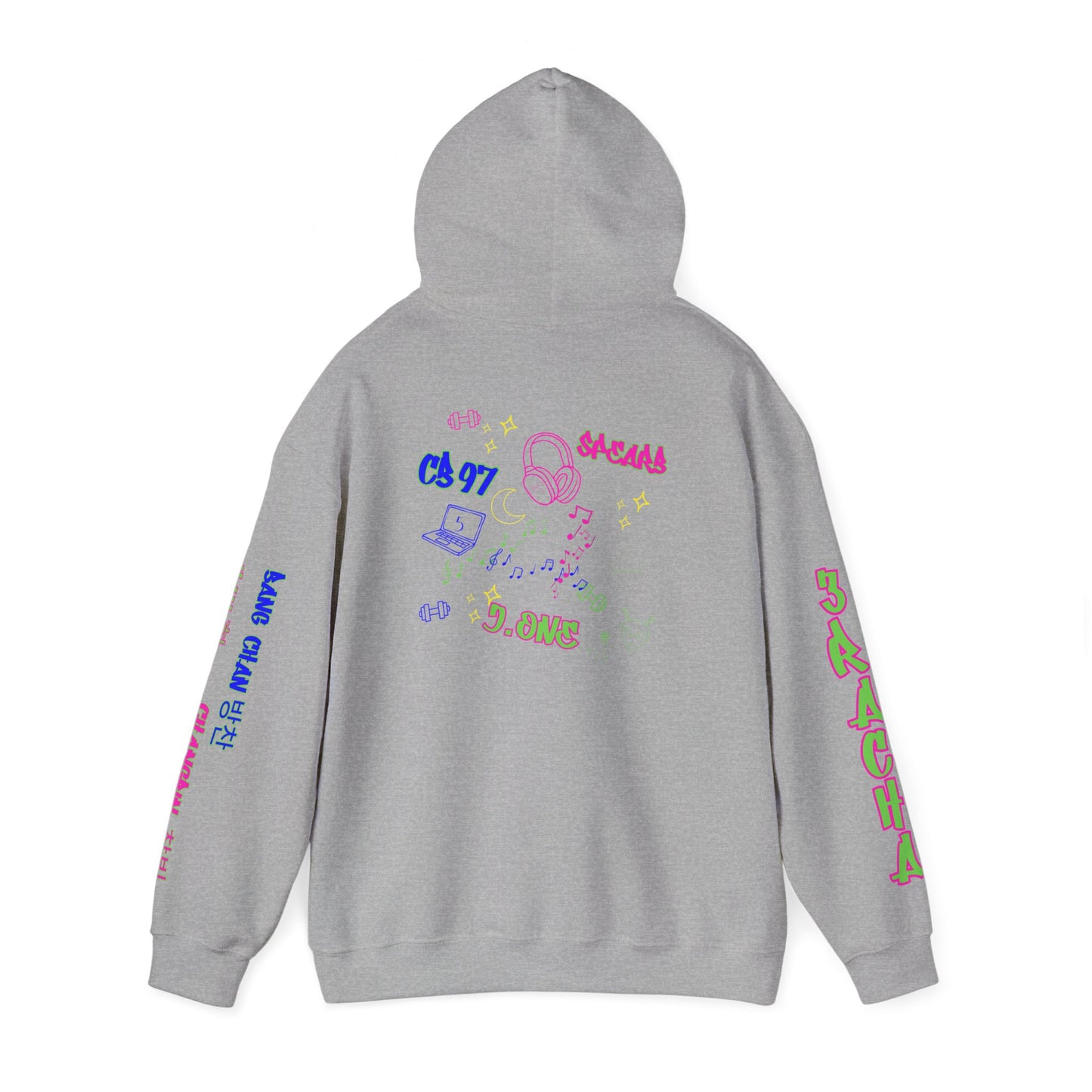 3RACHA Boombox Hoodie – Old School Fire Edition