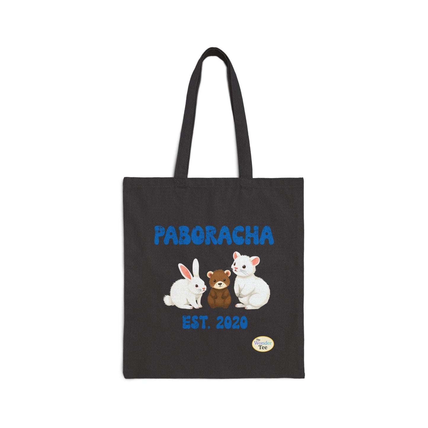 PABORACHA Animal Edition – Black Canvas Tote