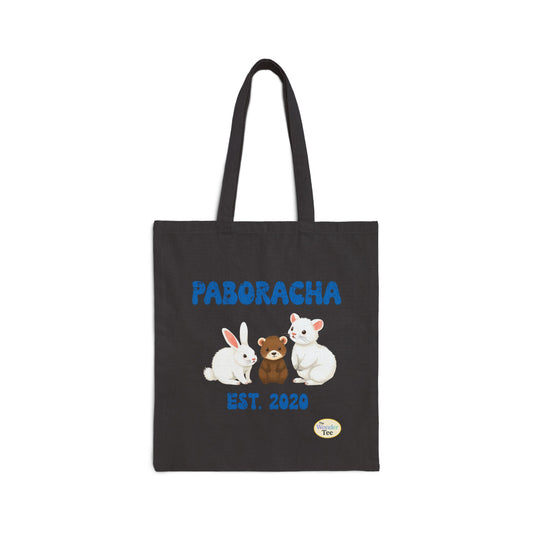 PABORACHA Animal Edition – Black Canvas Tote