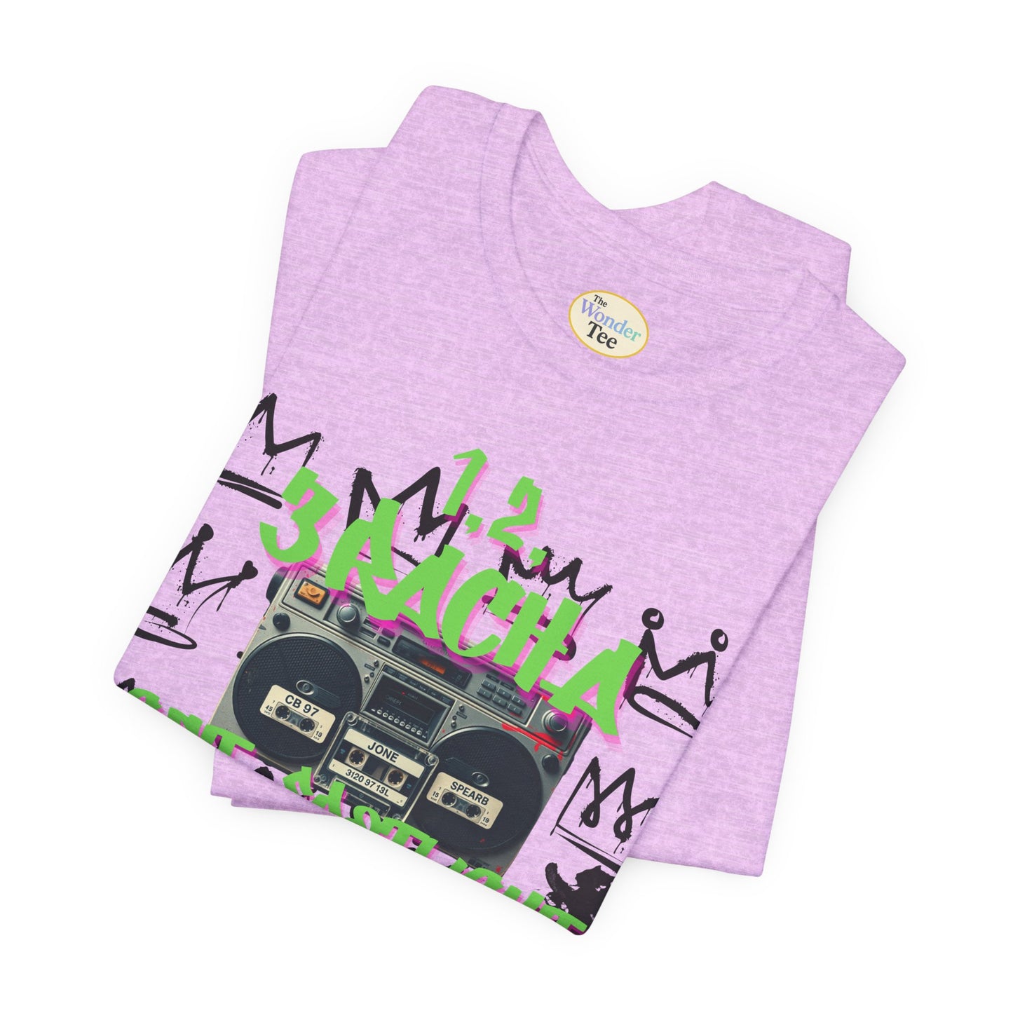 1,2,3RACHA Get Spotlight Vintage Boombox Tee