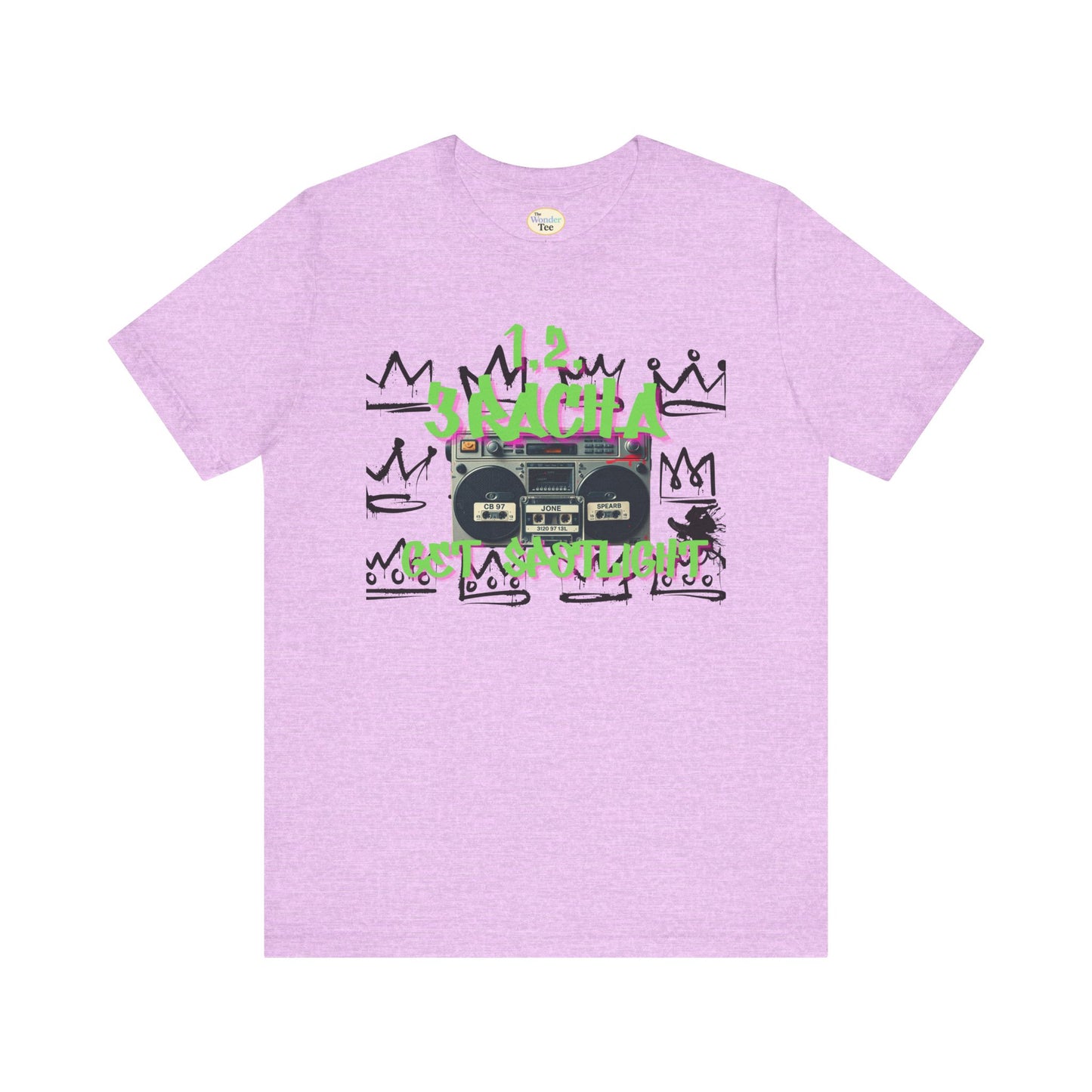 1,2,3RACHA Get Spotlight Vintage Boombox Tee