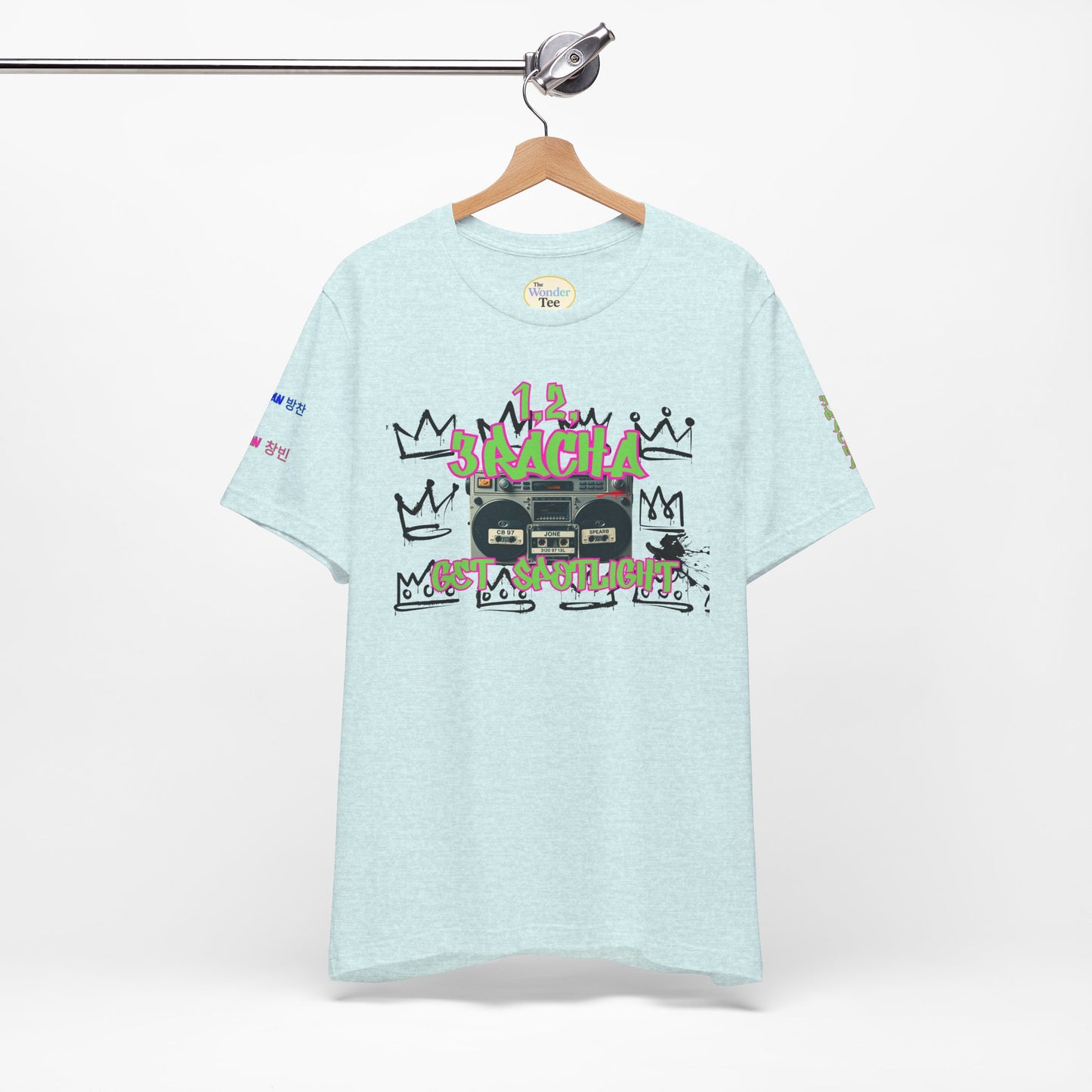 1,2,3RACHA Get Spotlight Vintage Boombox Tee