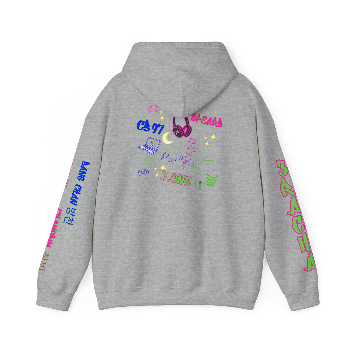 3RACHA Boombox Hoodie – Old School Fire Edition