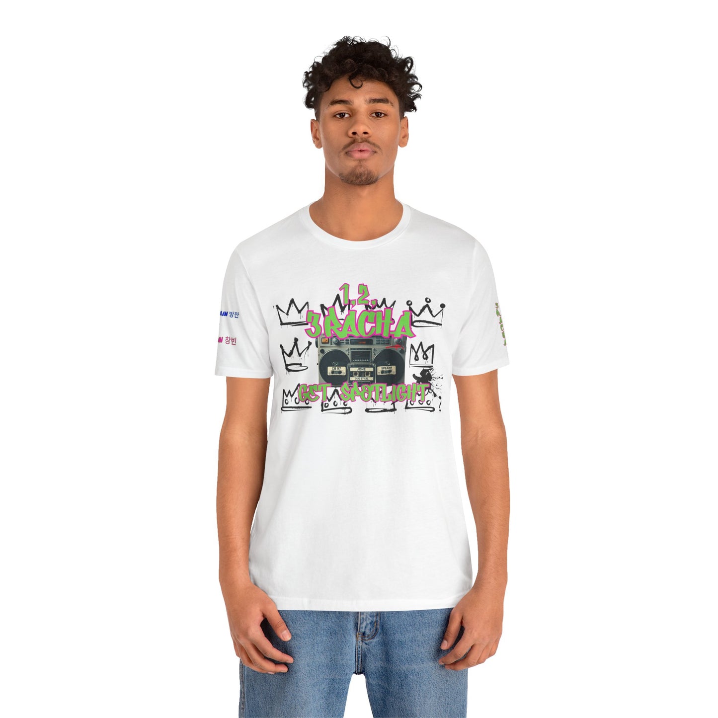 1,2,3RACHA Get Spotlight Vintage Boombox Tee