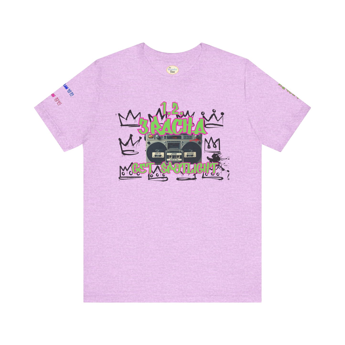 1,2,3RACHA Get Spotlight Vintage Boombox Tee