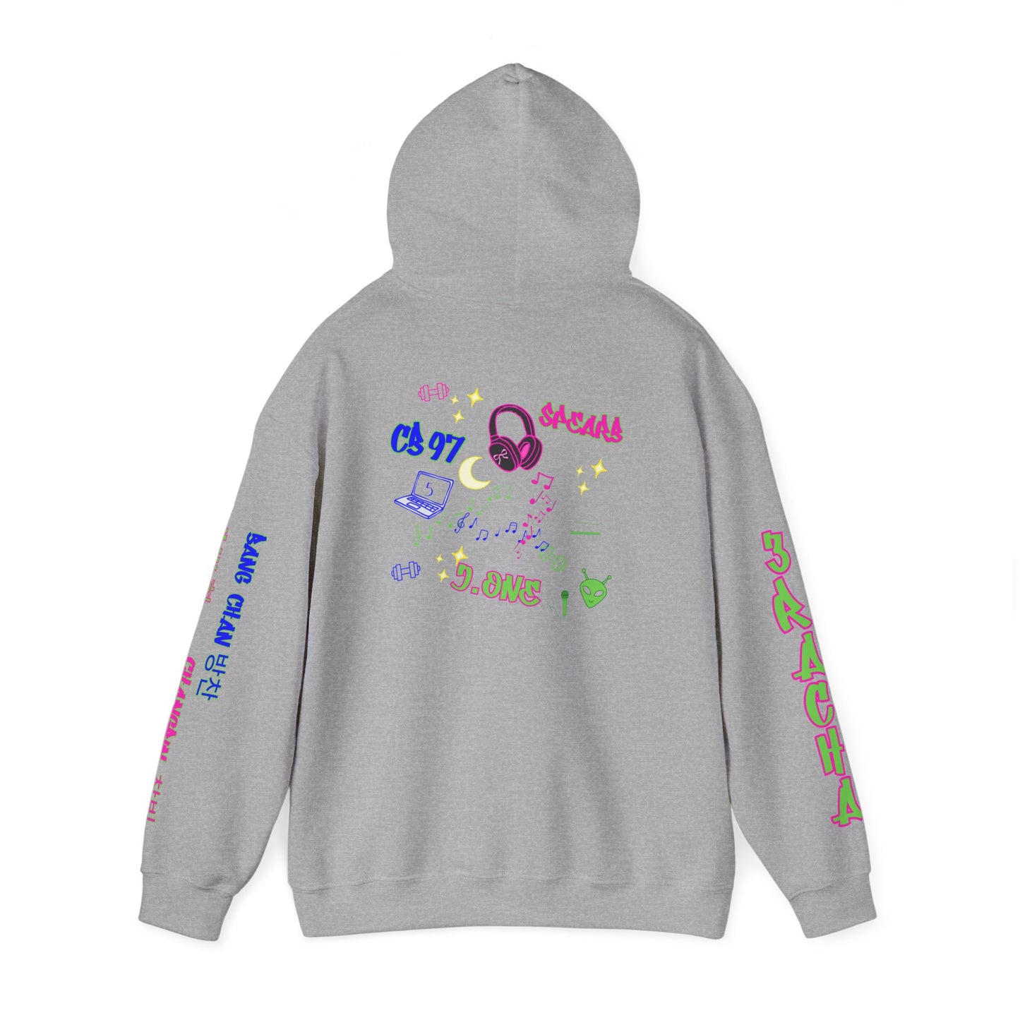 3RACHA Boombox Hoodie – Old School Fire Edition