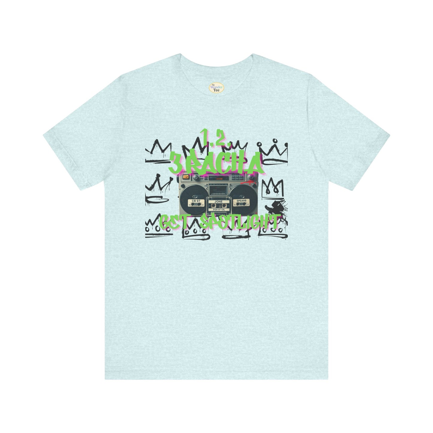 1,2,3RACHA Get Spotlight Vintage Boombox Tee
