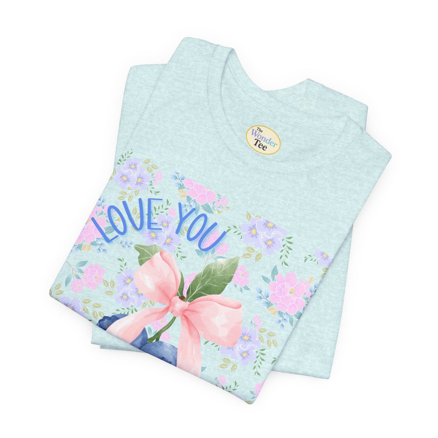 Love You Berry Much Tee – Coquette Blueberry Edition