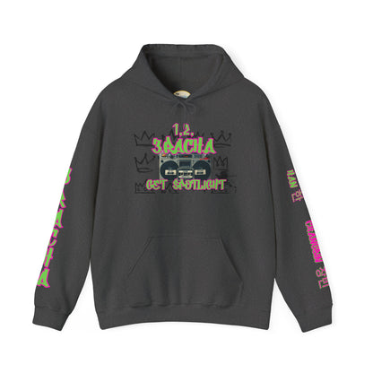 3RACHA Boombox Hoodie – Old School Fire Edition