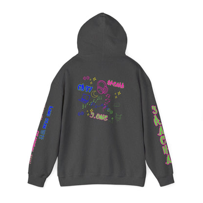 3RACHA Boombox Hoodie – Old School Fire Edition