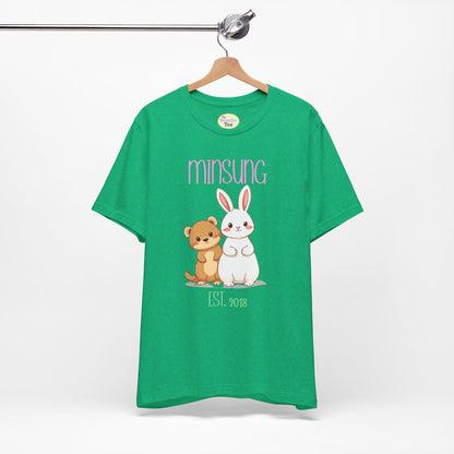 MINSUNG Animal Duo Tee – Lee Know & Han Edition