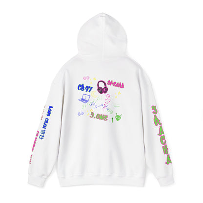 3RACHA Boombox Hoodie – Old School Fire Edition
