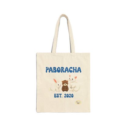 PABORACHA Animal Edition – Black Canvas Tote