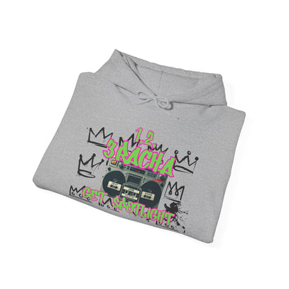 3RACHA Boombox Hoodie – Old School Fire Edition