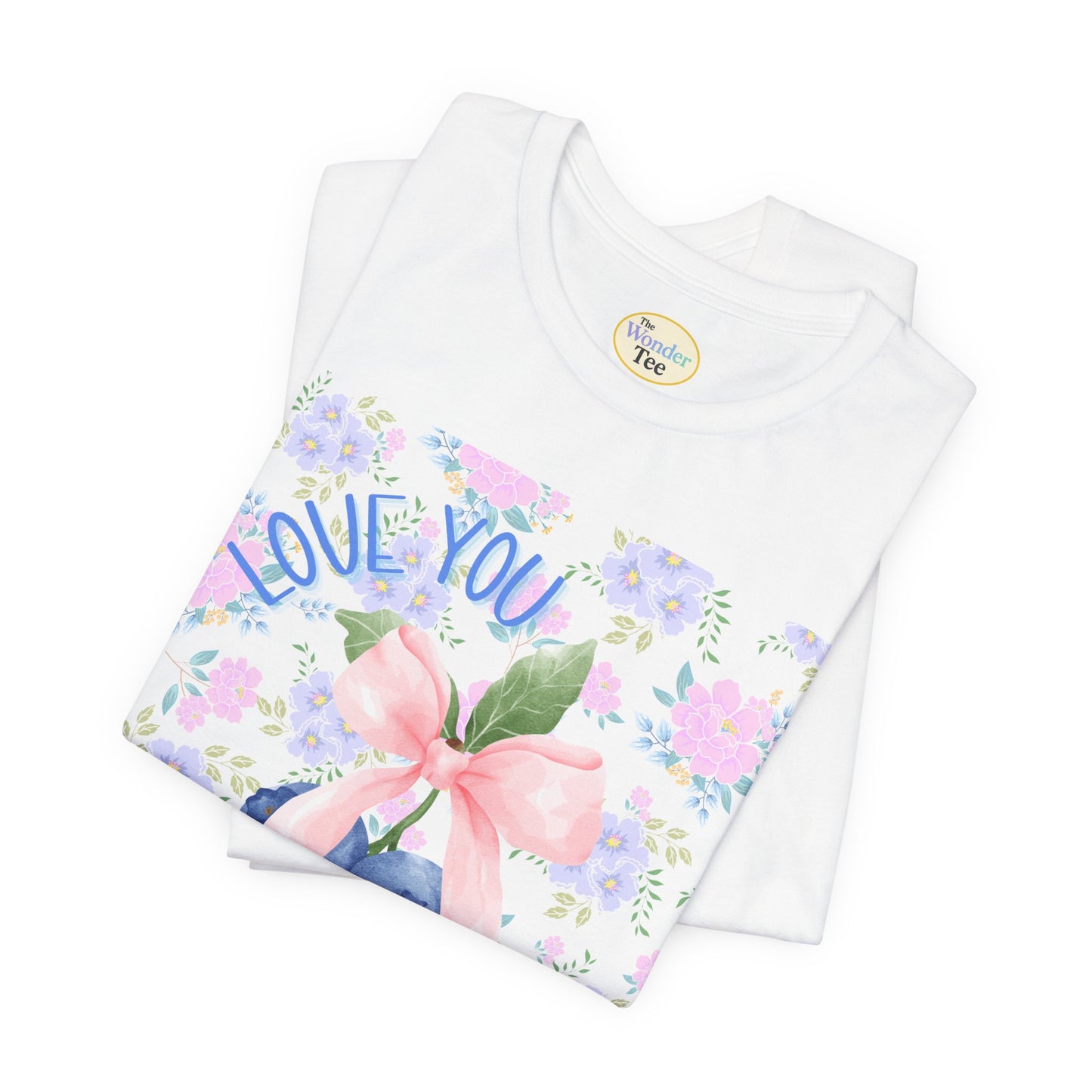 Love You Berry Much Tee – Coquette Blueberry Edition
