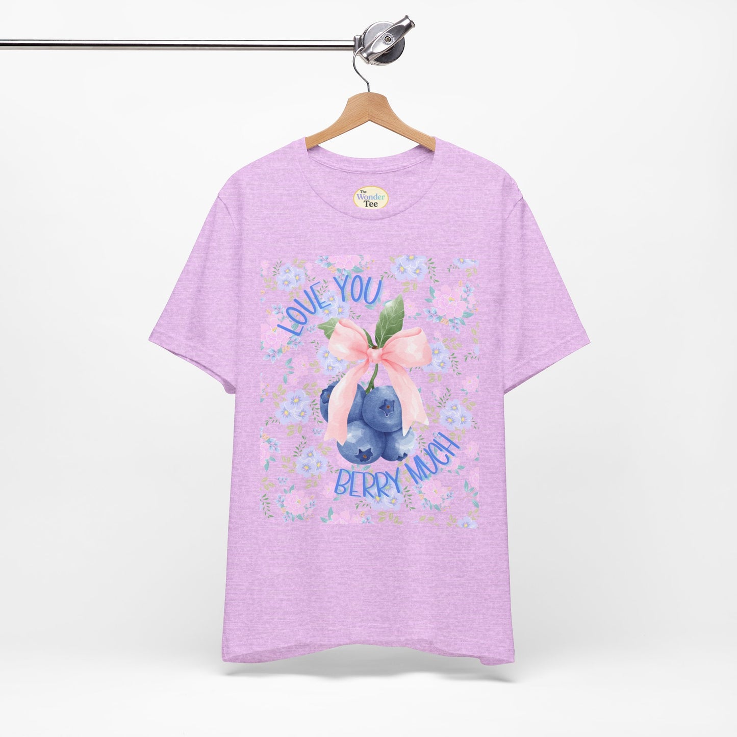 Love You Berry Much Tee – Coquette Blueberry Edition