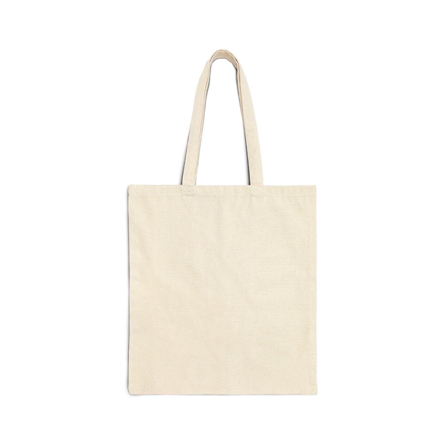 Canvas Tote Bag - Blue Coquette Teddy Bear and Floral Design