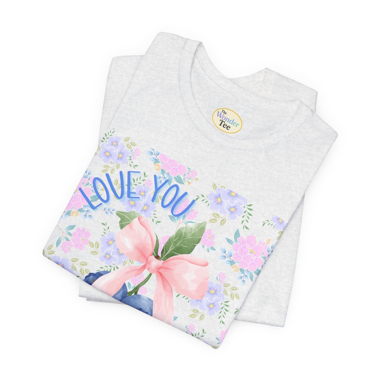 Love You Berry Much Tee – Coquette Blueberry Edition