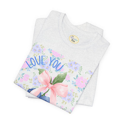 Love You Berry Much Tee – Coquette Blueberry Edition