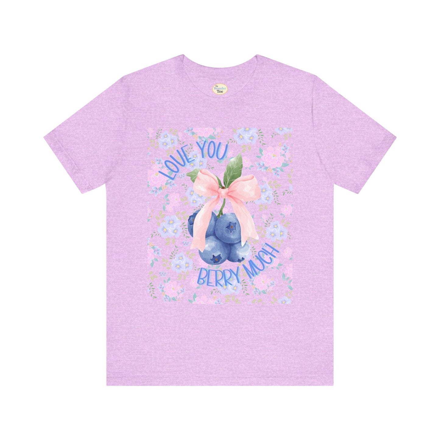 Love You Berry Much Tee – Coquette Blueberry Edition