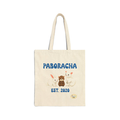PABORACHA Animal Edition – Black Canvas Tote