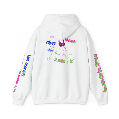 3RACHA Boombox Hoodie – Old School Fire Edition